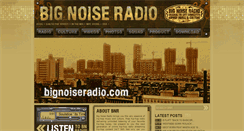 Desktop Screenshot of bignoiseradio.com